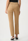 Joseph Ribkoff Scuba Suede Slim Fit Trousers, Beige