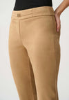 Joseph Ribkoff Scuba Suede Slim Fit Trousers, Beige