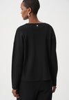 Joseph Ribkoff Asymmetric with Metal Stud Detail Sweater, Black
