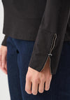 Joseph Ribkoff Fitted Jersey Top, Black