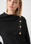 Joseph Ribkoff Jacquard Boxy Top, Black