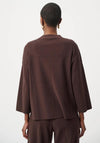 Joseph Ribkoff Edit 57 Mock Neckline Top, Brown