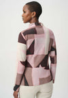 Joseph Ribkoff Geometric Print Sweater, Pink