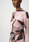 Joseph Ribkoff Geometric Print Sweater, Pink