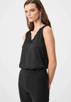 Joseph Ribkoff Sleeveless V-Neck Top, Black
