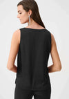 Joseph Ribkoff Sleeveless V-Neck Top, Black