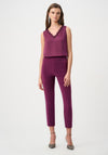 Joseph Ribkoff Sleeveless V-Neck Top, Berry Pink