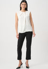 Joseph Ribkoff Satin Sleeveless Top, Off-White