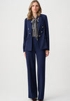 Joseph Ribkoff Scuba Wide Leg Trousers, Navy