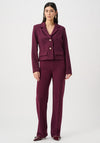 Joseph Ribkoff Classic Wide Leg Trousers, Wine