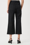 Joseph Ribkoff Culotte with Embellished Seams Jeans, Black