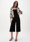 Joseph Ribkoff Silky Knit Wide Leg Culotte Trousers, Brown