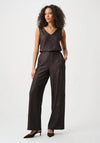 Joseph Ribkoff Textured Pull-On Trousers, Brown