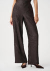 Joseph Ribkoff Textured Pull-On Trousers, Brown