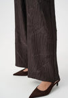 Joseph Ribkoff Textured Pull-On Trousers, Brown