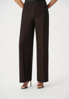 Joseph Ribkoff Sparkle Knit Wide Leg Trousers, Brown