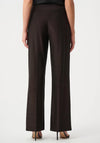 Joseph Ribkoff Sparkle Knit Wide Leg Trousers, Brown