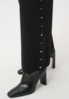 Joseph Ribkoff Wide Leg with Metal Studs Trousers, Black