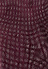 Joseph Ribkoff Metallic Knitted with Rhinestones Camisole, Wine