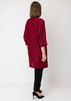 Joseph Ribkoff Rhinestone Knit Long Cardigan, Red
