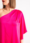 Joseph Ribkoff Dual Fabric Jumpsuit, Pink