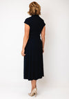 Joseph Ribkoff Tie Waist V Neck Dress, Navy
