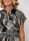 Joseph Ribkoff Printed Midi Shirt Dress, Black