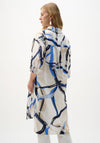 Joseph Ribkoff Long Line Printed Blouse, Beige Multi