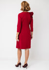 Joseph Ribkoff 3D Detail Midi Dress, Red