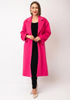 Kate Cooper Soft Rib Classic Coat, Pink