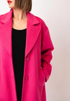 Kate Cooper Soft Rib Classic Coat, Pink