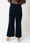 Joseph Ribkoff Rhinestone Flared Leg Jeans, Navy