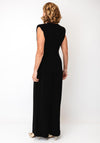 Joseph Ribkoff Wrap Panel Gold Hardware Jumpsuit, Black