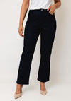 Joseph Ribkoff Margot Straight Leg Stretch Jeans, Dark Blue Denim