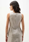 Joseph Ribkoff Button Up Vest, Champagne