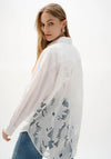 Joseph Ribkoff Lace Detail Button Up Shirt, White