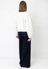 Joseph Ribkoff Collarless Short Jacket, Cream