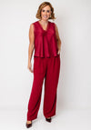 Joseph Ribkoff Lace Detail Top, Red