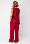 Joseph Ribkoff Lace Detail Top, Red