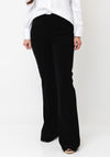 Joseph Ribkoff Pull On Flared with Pleats Trousers, Black