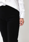 Joseph Ribkoff Pull On Flared with Pleats Trousers, Black
