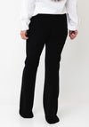 Joseph Ribkoff Pull On Flared with Pleats Trousers, Black