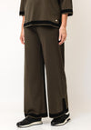 Joseph Ribkoff Colour Block Culotte Trousers, Green