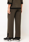 Joseph Ribkoff Colour Block Culotte Trousers, Green