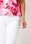 Joseph Ribkoff Classic Capri Pants, White