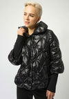 Joseph Ribkoff Beaded Puffer Jacket, Black