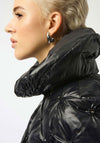 Joseph Ribkoff Beaded Puffer Jacket, Black