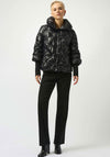 Joseph Ribkoff Beaded Puffer Jacket, Black