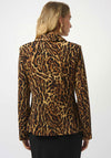 Joseph Ribkoff Animal Print Fitted Blazer, Brown