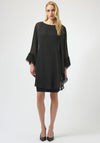 Joseph Ribkoff Chiffon Layered Dress, Black